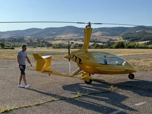 Autogire Saint Chamond - Saint Etienne Baptême de l'air en autogire