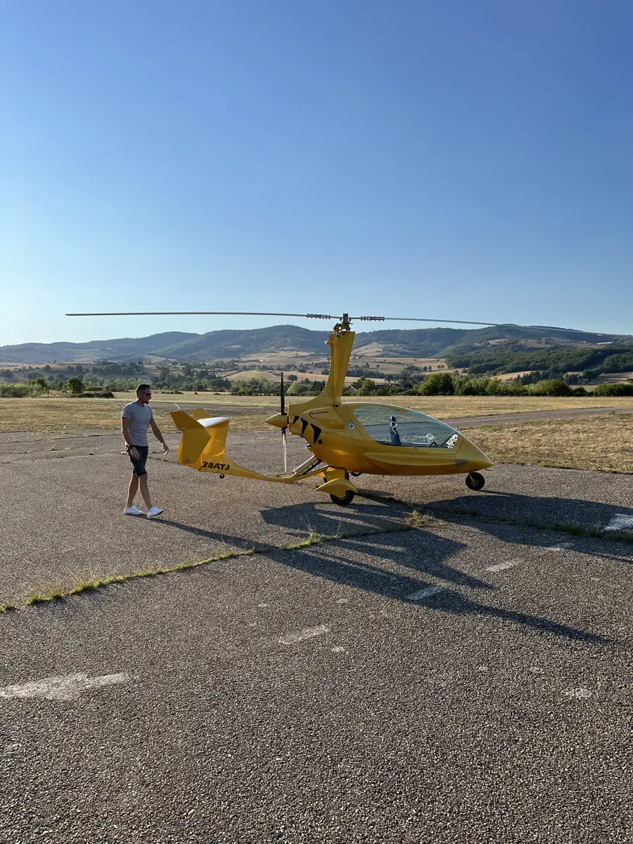 En route pour une vir&eacute;e au dessus du Pilat